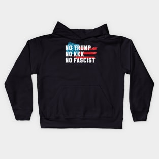 No Trump No KKK No Fascist USA Kids Hoodie